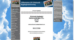 Desktop Screenshot of erikslund-bygdegard.se